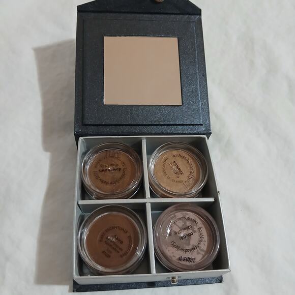 NIB i,d, Bare Escentuals set of 4 eye powder JAVA-SUMMER-COCOA-DOWNTOWN - Picture 2 of 11